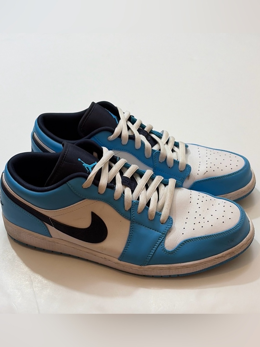 Nike Jordan 1 Low UNC (2021) Blue White Men's 15 - 553558-144